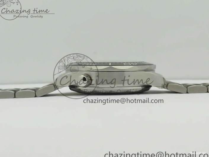 0417 2018 Seamaster Diver 300M OMF Best Edition Black Ceramic Black Dial on SS Bracelet A8800 (Black Balance Wheel) Breathable 7959